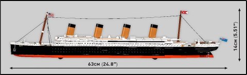 Klocki r.m.s. titanic 848 elementów