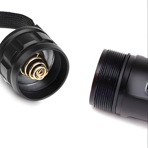 Latarka taktyczna mocna led akumulatorowa survivalowa wojskowa usb 5 trybów - er1264