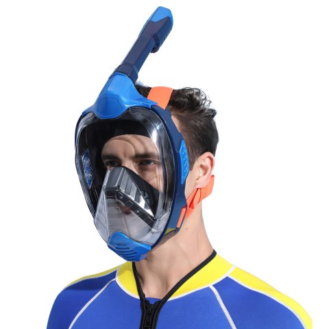 Maska do nurkowania snorkelingu na całą twarz do wody l/xl pełnotwarzowa - sr255
