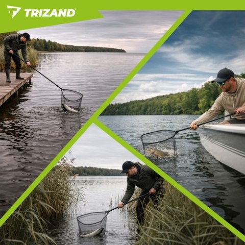 Podbierak wędkarski teleskopowy 230cm Trizand