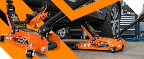 Podnośnik samochodowy hydrauliczny warsztatowy lewarek żaba 2,5t 380 mm - mr181