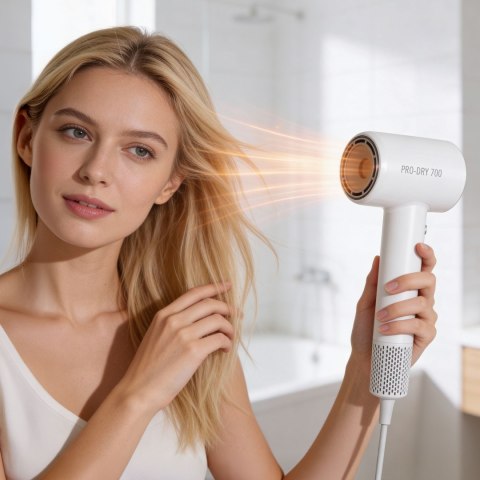 Suszarka do włosów TEESA PRO DRY 700 biała