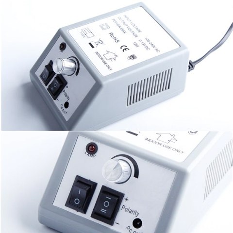 Frezarka do paznokci manicure pedicure + frezy szara mercedes u010