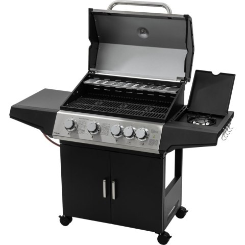 Grill gazowy czarny 4+1 / 15.75kw proline