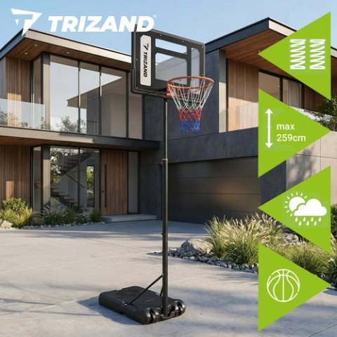 Kosz do koszykówki 259cm Trizand