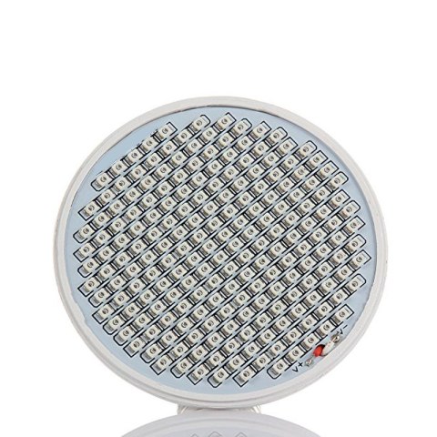 Lampa do wzrostu roślin 200 led panel do uprawy klips 20w e27 gwint ruchoma -e563