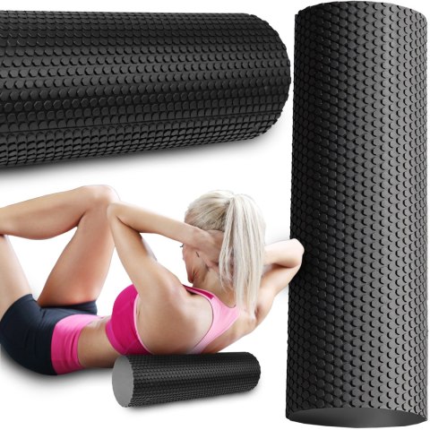 Roller do masażu ćwiczeń roler crossfit wypustki 45x15cm wałek piankowy eva