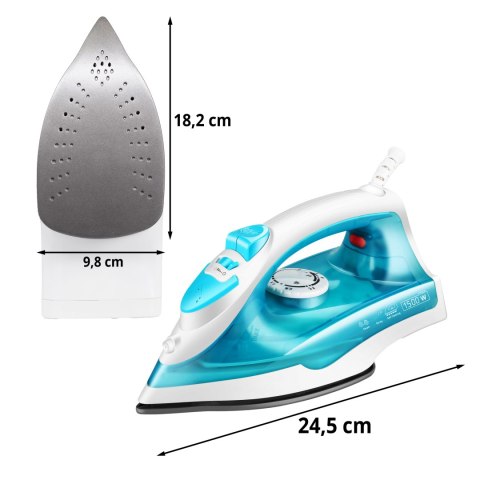 Żelazko parowe generator pary do ubrań teflon steam iron 1200w