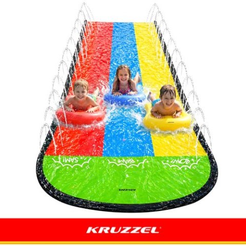Ślizg wodny z fontanną Kruzze