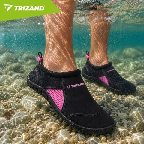 Buty do wody czarno-różowe- rozmiar 38 5mm Trizand