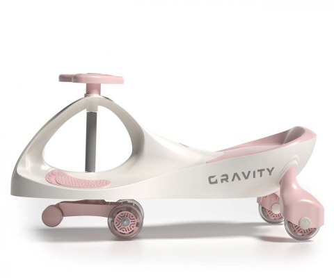 Jeździk grawitacyjny gravity cream pink