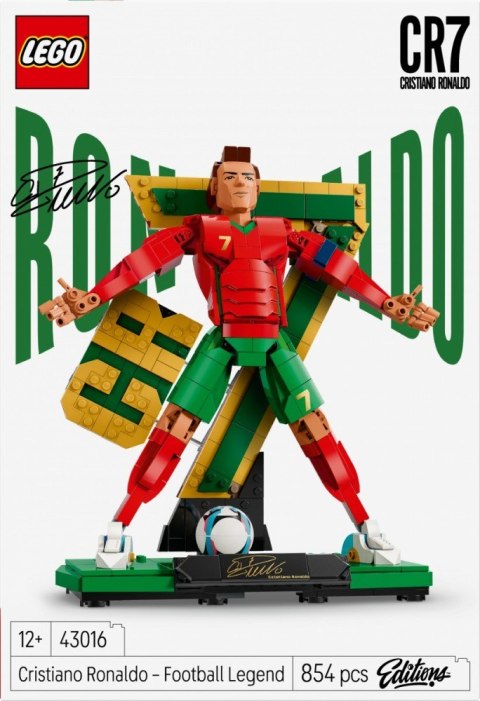 Klocki editions 43016 cristiano ronaldo - piłkarska legenda