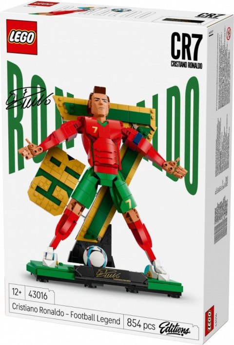 Klocki editions 43016 cristiano ronaldo - piłkarska legenda
