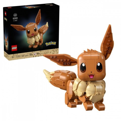 Klocki pokemon 72151 eevee