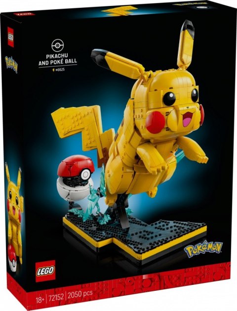 Klocki pokemon 72152 pikachu i pokeball