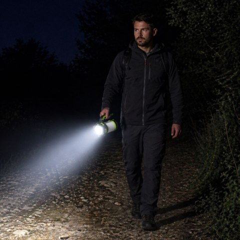 Latarka Lampa LED 2W1 Kempingowa Turystyczna Akumulatorowa Wielofunkcyjna