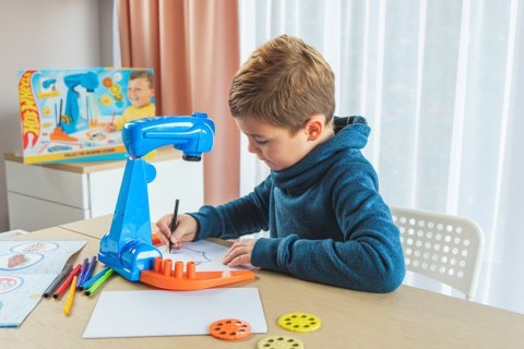 Zestaw szkoła rysowania z projektorem - hot wheels