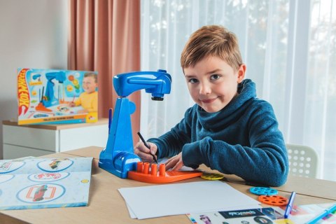 Zestaw szkoła rysowania z projektorem - hot wheels
