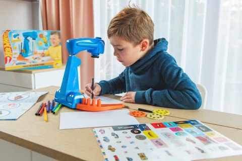 Zestaw szkoła rysowania z projektorem - hot wheels