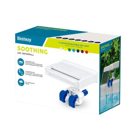 Fontanna LED Do Basenu 7 kolorów 8 Trybów IP67 Bestway 58619