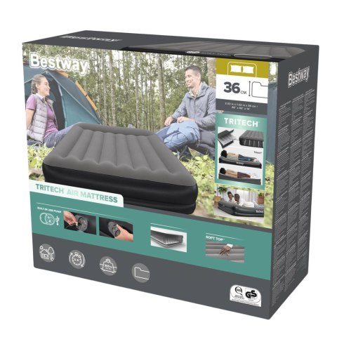 Materac Dmuchany Dwuosobowy Tritech Air Mattress 203x152cm Bestway 671BU