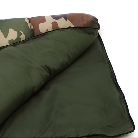 Śpiwór mumia turystyczny 2w1 kołdra pod namiot kaptur pokrowiec 210x75cm- s212