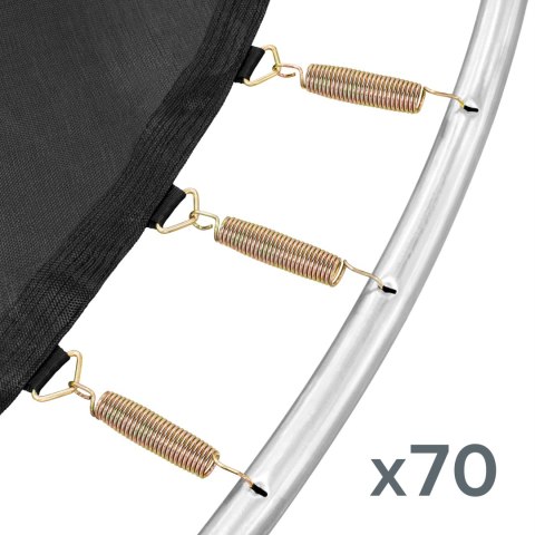 Trampolina Rebel Active PRO 12ft/366 cm, siatka, drabinka