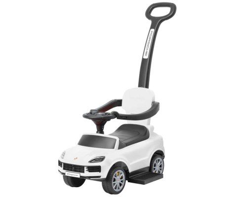 Jeździk z rączka porsche cayenne white biały