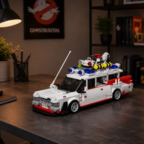 Klocki Konstrukcyjne Auto Samochód Widmo Ghost Bus Biały 631 el.