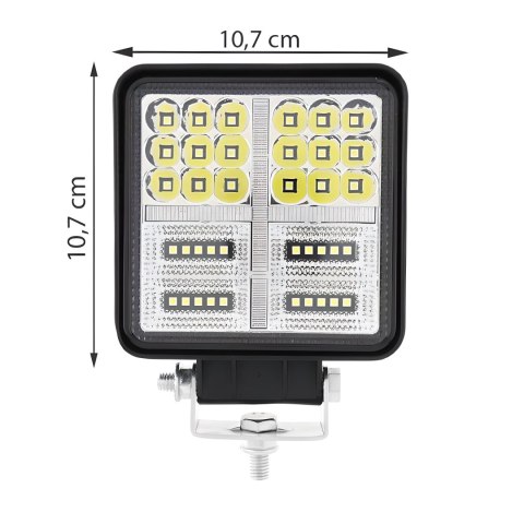 Lampa robocza halogen led 177w szperacz naświetlacz wodoodporna 38 diod