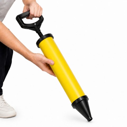 Pompka Do Fugowania Wyciskacz Budowlany Mas Betonu Silikonu 4 Końcówek 60cm