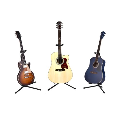 Stojak gitarowy statyw na gitarę wieszak do gitary regulowany blokada - o040