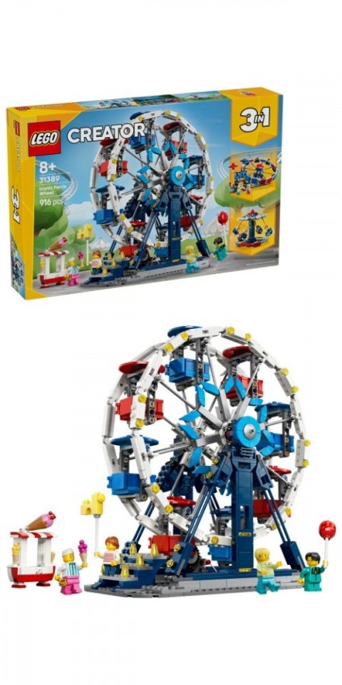 Klocki creator 31389 kultowy diabelski młyn