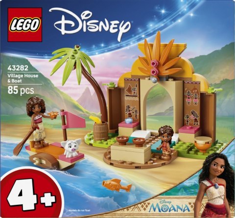 Klocki disney 43282 wiejska chatka i łódź