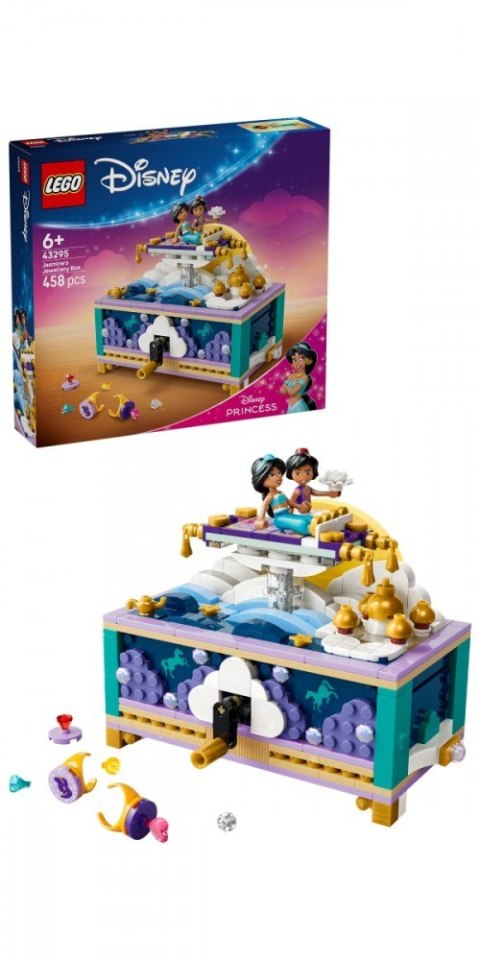 Klocki disney 43295 szkatułka na biżuterię dżasminy