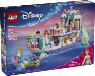 Klocki disney 43299 królewska łódź weselna arielki