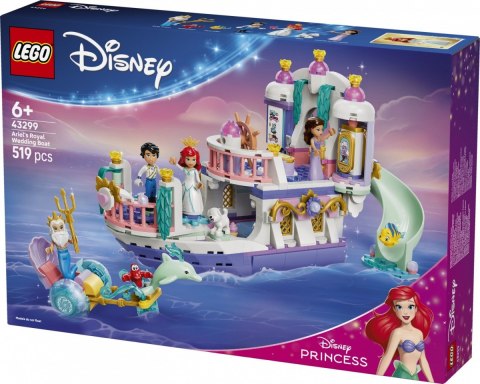 Klocki disney 43299 królewska łódź weselna arielki