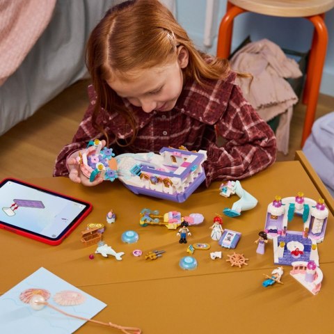Klocki disney 43299 królewska łódź weselna arielki