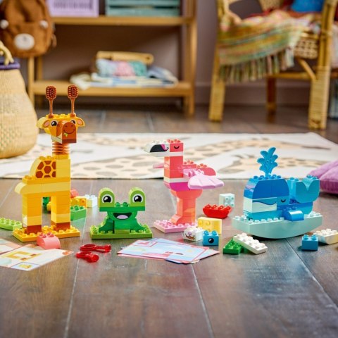 Klocki duplo 10472 gra w budowanie zwierzątek