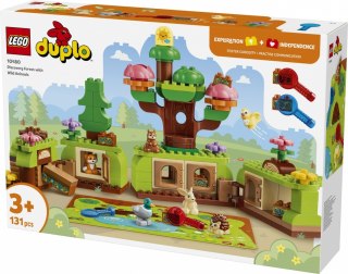 Klocki duplo 10480 las odkrywców z dzikimi zwierzętami