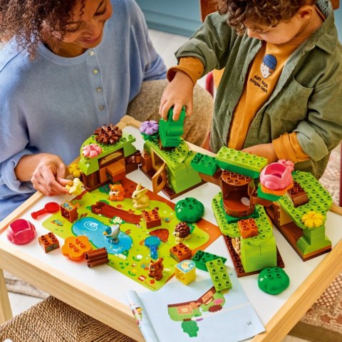 Klocki duplo 10480 las odkrywców z dzikimi zwierzętami