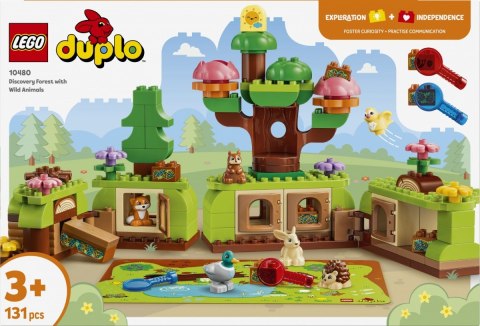 Klocki duplo 10480 las odkrywców z dzikimi zwierzętami