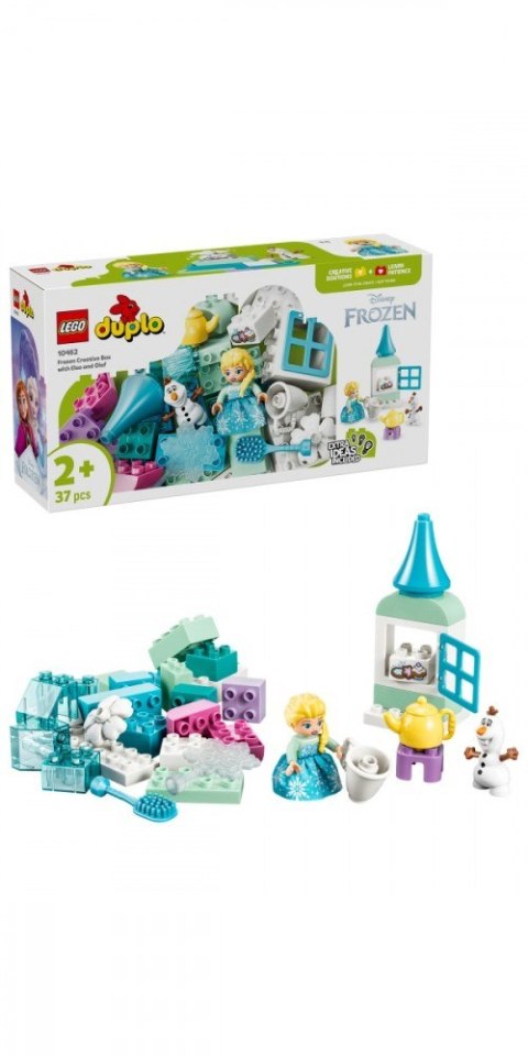 Klocki duplo disney 10462 kreatywne pudełko z elzą i olafem
