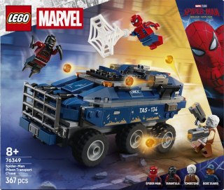 Klocki marvel super heroes 76349 pościg spider-mana za więźniarką