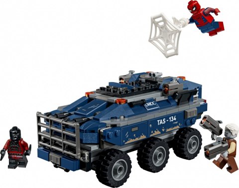 Klocki marvel super heroes 76349 pościg spider-mana za więźniarką