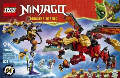 Klocki ninjago 71868 transformujący smoczy mech wyldfyre