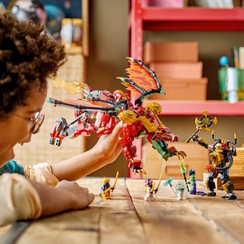 Klocki ninjago 71868 transformujący smoczy mech wyldfyre