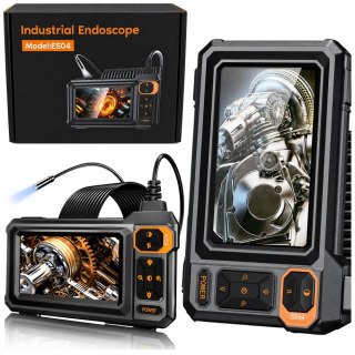 Kamera Przewodowa Inspekcyjna Endoskop 8 Diod LED LCD 4,3'' IP67