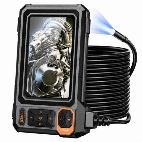 Kamera Przewodowa Inspekcyjna Endoskop 8 Diod LED LCD 4,3'' IP67
