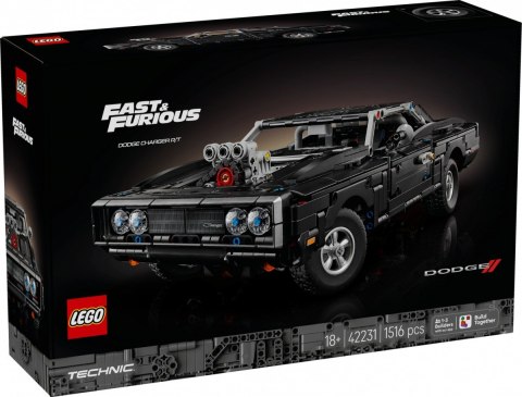 Klocki technic 42231 samochód fast and furious dodge charger r/t